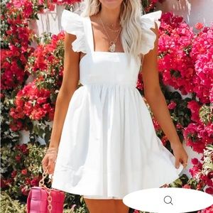 NWT babydoll ruffle dress